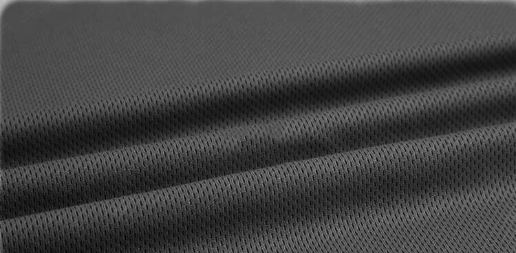 Сетчатая Ткань птичий глаз ткань баскетбольная спортивная футболка ткань Влагоотводящая и быстросохнущая модная сетка материал - Цвет: black