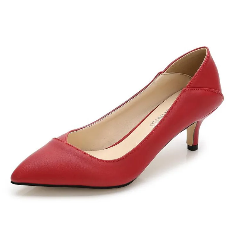 

Sexy Thin Heels High heel pointed black stiletto shoes comfortable wild with work shoes Comfortable female shoes high quality