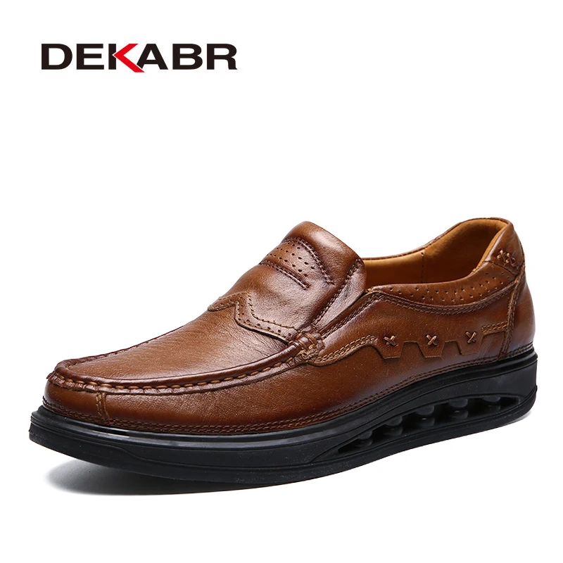 Dekabr 2019 Fashion Comfortable Casual Shoes Loafers Men High Quality Genuine Leather For Flats Hot huismerk kopen in de aanbieding Dekabr 2019 Fashion Comfortable Casual Shoes Loafers Men High Quality Genuine Leather For Flats Hot huismerk kopen in de aanbieding