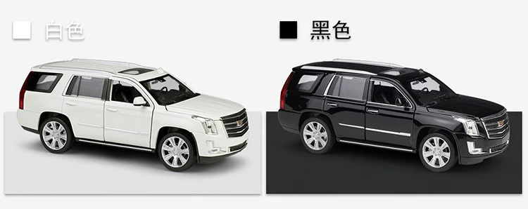 WELLY 1:24 литья под давлением модель симулятора Car 2017 Cadillac Escalade внедорожник металлические Игрушечные Машинки Игрушки для Детский подарок