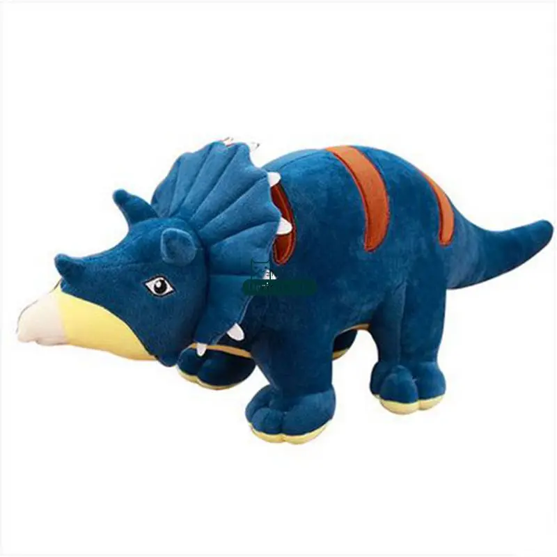 Dorimytrader New Pop 120cm Giant Soft Anime  Triceratops Plush Toy 47inch Stuffed Cartoon Dinosaur Doll Pillow Child Kids Gift DY61729  (15)