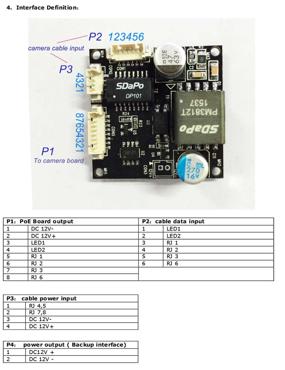 POE Board Wiring Manual V7s-2