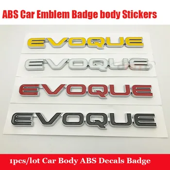 

New Car Brand For Land rover Range Discovery Freelander Evoque letter Car body stickers Auto Emblem ABS front Tail Label 1pcs