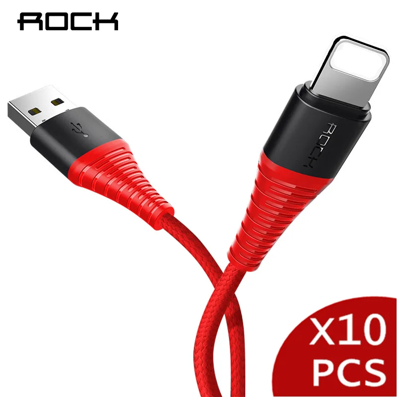 

10PCS Hi-Tensile USB Cable For Micro USB 3A Fast Charger