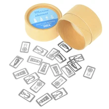 Винтажные металлические закладки бумажный зажим держатель страницы лесная музыка морская серия канцелярские товары для школы поставки 20 шт./кор