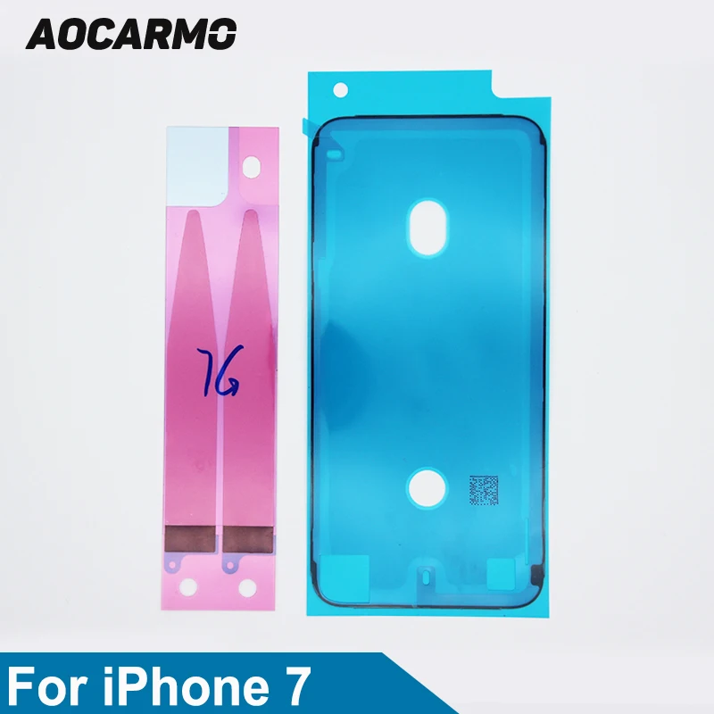 Aocarmo черный/белый ЖК-дисплей экран клейкая лента + батарея Антистатическая