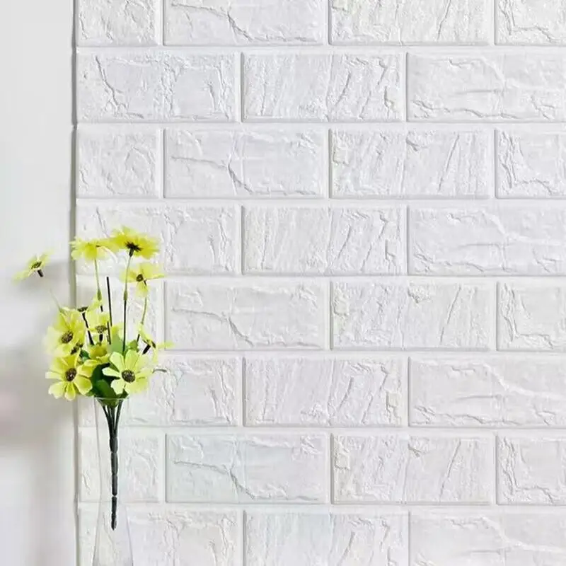 30x60cm 3d Brick Wall Panel Sticker Diy Living Room Decor Foam Waterproof Wall Covering