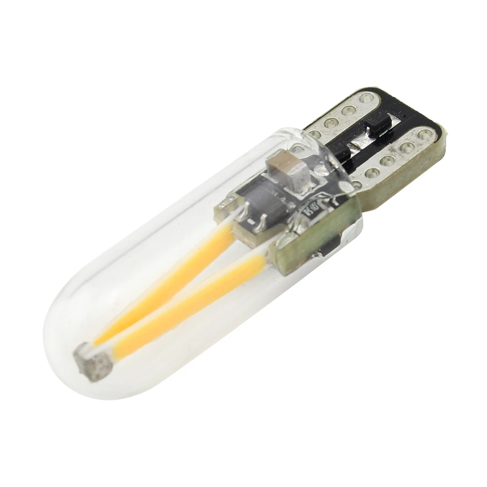 

WeiXuan 2pcs T10 W5W Car LED Lamp 192 168 COB Light 12V 24V DC Wedge LED Light Warm White