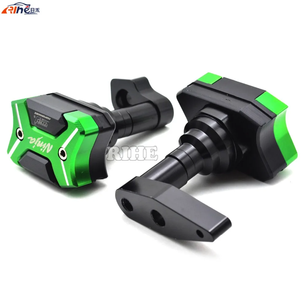

Motorcycle cnc Aluminum Frame Slider Anti Crash Pads Engine Case Sliders Protector For Kawasaki ER-6N 2012 2013 2014 2015 2016