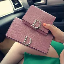2016 Crocodile Grain de Haute Qualité Femmes Portefeuilles et Sacs À Main En Cuir Femmes Lettre Célèbre Marques De Luxe Portefeuille Porte-Monnaie Carteira