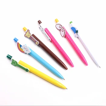 

Jonvon Satone 30pcs Cute Ball Point Pen Kawaii Cartoon Animals Blue Ink Pen Roller Ball Pen Writing Tool School Stationery Gifts