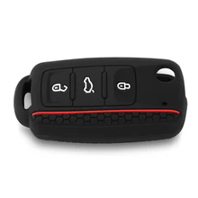 Силиконовый чехол для ключей автомобиля, чехол для VW Golf Bora Jetta POLO GOLF Passat для Skoda Octavia A5 Fabia для сиденья Ibiza Leon