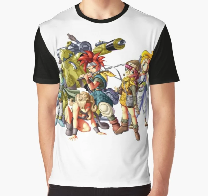 

All Over Print 3D Tshirt Men Funny T Shirt Chrono Trigger Full Print Big print Graphic T-Shirt