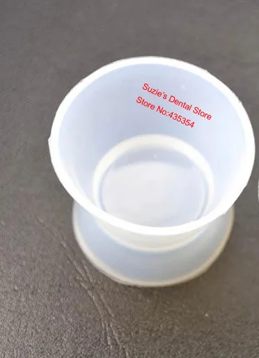 

10Pcs Dental Lab Washable Silicone Mixing Bowl Cup Small Caliber 30mm Height 24mm