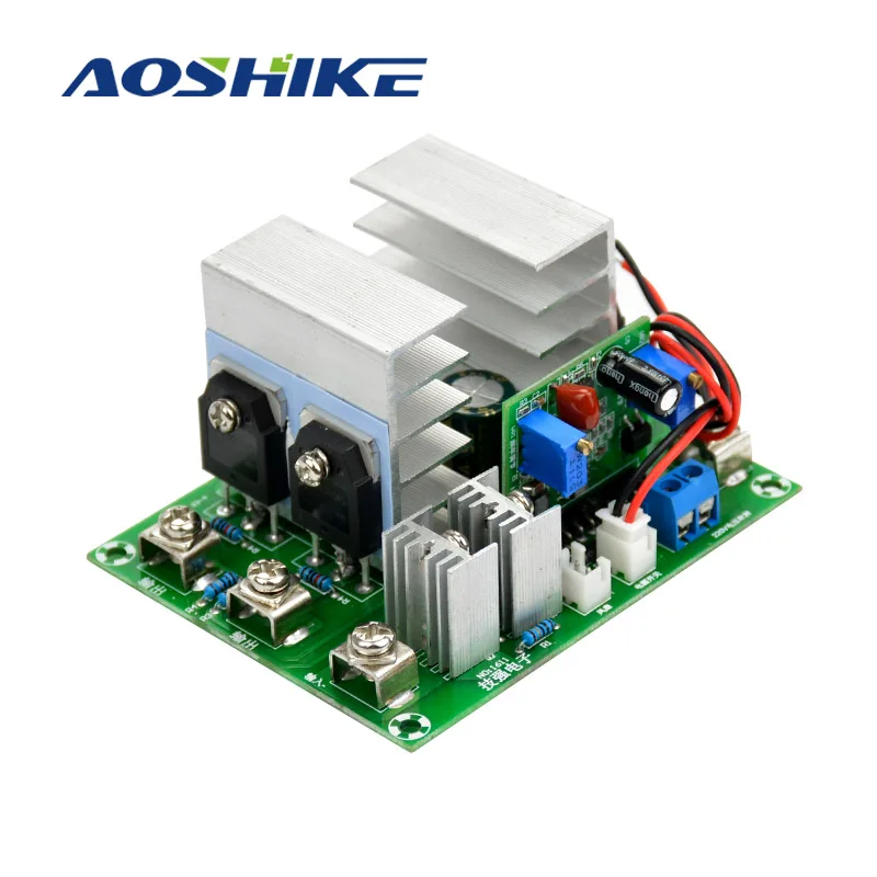 AOSHIKE 1 шт. инвертор 12 В до 220 синусоидальный драйвер платы 500 Вт с регулятором