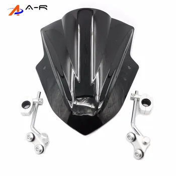 

7/8" & 1" Windshield Windscreen Wind Shield Screen Deflectors for Honda VT600CD Shadow VLX Deluxe VT750CS Shadow Aero ABS