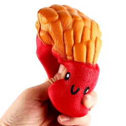 Дети Squeeze игрушки картофель фри Ароматические замедлить рост Снятие Стресса Squeeze Hand Toy Jumbo детский подарок