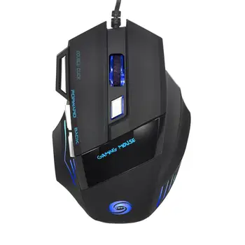

HIPERDEAL Computer Peripherals 5500 DPI 7D LED Optical USB Wired Gaming PRO Mouse Mice For PC Laptop Au7