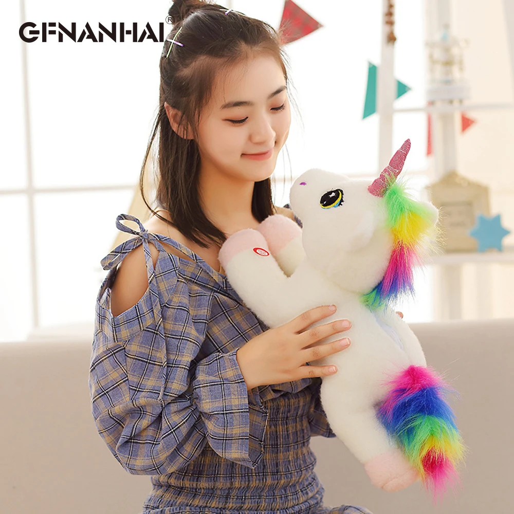 1pc 50cm Creative Led Light Luminous Unicorn Plush Toy Stuffed Dolls Kawaii Soft Animal Unicorn for Children Kids Christmas Gift 1pc 50cm Creative Led Light Luminous Unicorn Plush Toy Stuffed Dolls Kawaii Soft Animal Unicorn for Children Kids Christmas Gift