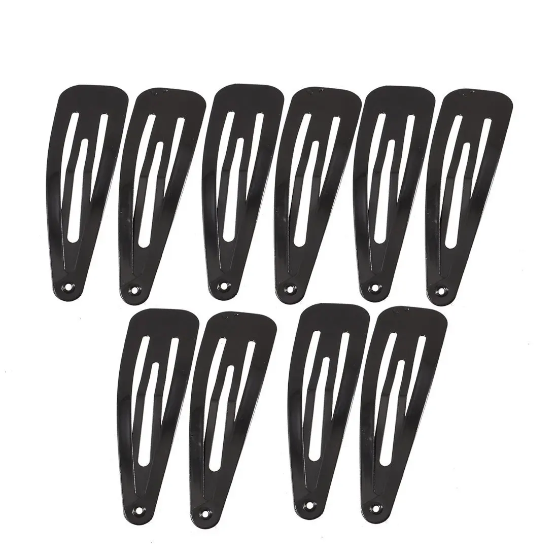 Buy 10 Pcs DIY Hairdressing Black Metal Hair Clips