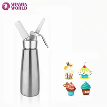 500ml Metal Aluminum Cream Whipper Kitchen Dessert Mousse Tools Professional Whipped Cream Dispenser for Home Family Party