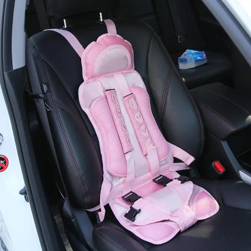 Us 19 43 16 Off Vodool Portable Infant Safe Seat Toddler Baby Adjustable Auto Car Safety Seat Thickening Sponge Kid Children S Chairs In The Car In