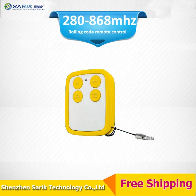 

280-868mhz multi frequency rolling code clone duplicate remote control transmitter handsender