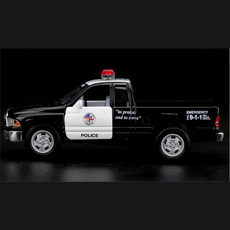 Kinsmart 1:44 Dodge Ram Police Toy Car Alloy Diecast Car Model Toy With Pull Back For Children Gifts Toy Collection Kinsmart 1:44 Dodge Ram Police Toy Car Alloy Diecast Car Model Toy With Pull Back For Children Gifts Toy Collection