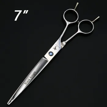 

BLACK KNIGHT Professional 7 inch hair scissors Barber Hairdressing Cutting shears pet scissors for left hand and right hand