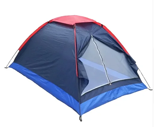 

2 Person Tourist 1 Layer Windproof Waterproof Hiking Beach Tent Fishing Camping Tent with Bag Tienda De Acampar Tente Carpas