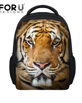 

mini 3d zoo animal backpack for kids small kindergarten baby bagpack cool tiger head backpack children school bags free shipping