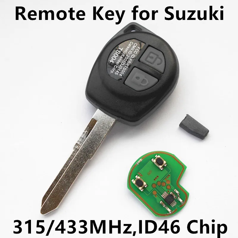Prix pour 2 Boutons À Distance Clé pour SUZUKI SWIFT SX4 Nouvelle ALTO Clé De Voiture À Distance 315 MHz 433 MHz TS004/37145-55JU0/37145-55AJ0 Prix pour 2 Boutons À Distance Clé pour SUZUKI SWIFT SX4 Nouvelle ALTO Clé De Voiture À Distance 315 MHz 433 MHz TS004/37145-55JU0/37145-55AJ0