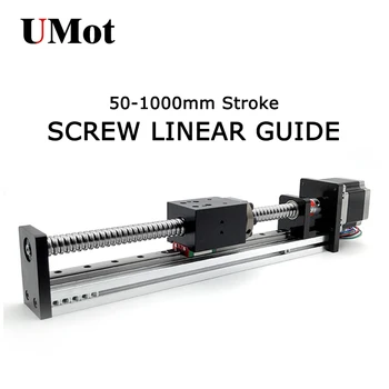 

Ball Screw Linear Module Gantry Robot Lead Screw Driven For XYZ Robot Arm Kit CNC Support Customized Travel Length