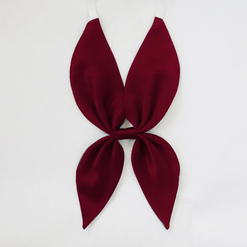 

8 Colors Hot School Uniform Tie Bowknot Satin Silk Japanese Korean School Girls Sailor Uniform Accessories