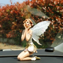 Украшение в виде ангела, украшение для салона автомобиля, подарок на день Святого Валентина, День рождения, качественный полимерный материал