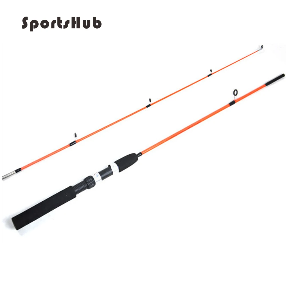 SPORTSHUB 1.5M Ultra light Spinning Fishing Rods Durable Glass Fishing Lures Rods FRP Ice Fure