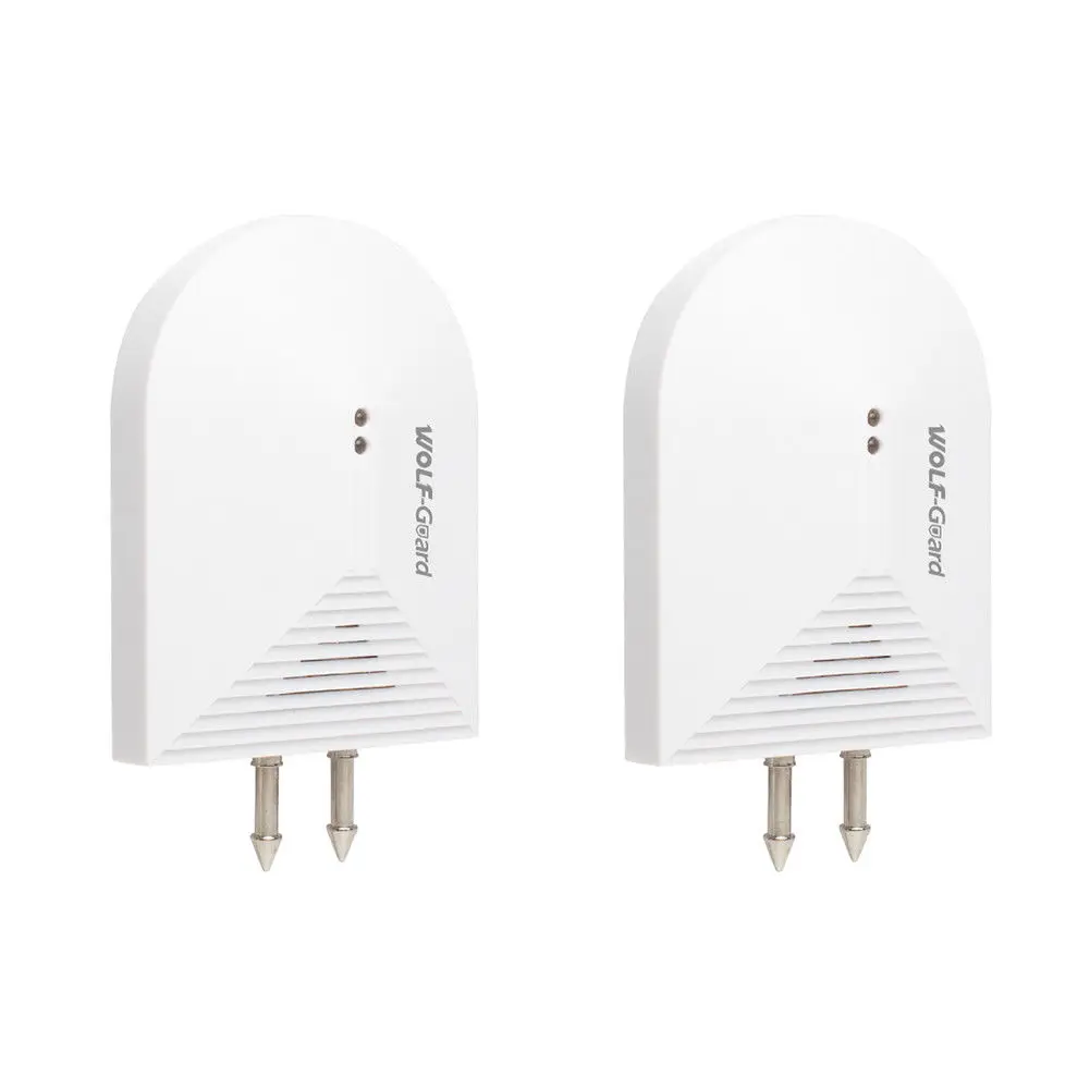 2 x Wolf-Guard Wireless Water Intrusion Detector Sensor for Home Alarm Security System 2 x Wolf-Guard Wireless Water Intrusion Detector Sensor for Home Alarm Security System