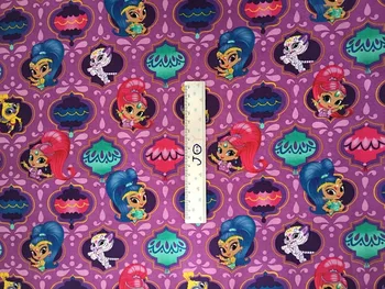 

Cotton lovely shimmer and shine DIY fabric curtain cloth pillow width 108cm sewing home textiles decoration
