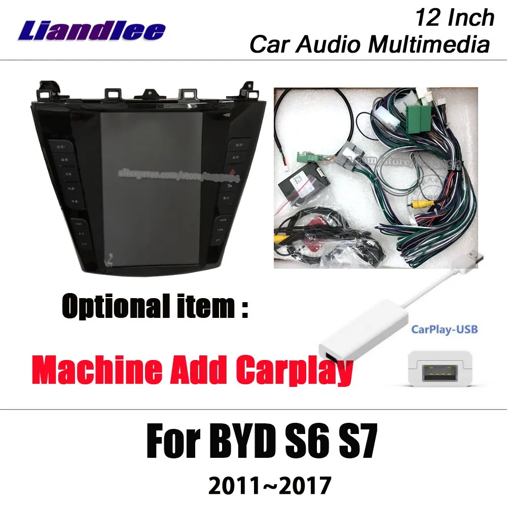 Perfect Liandlee 12 Inch Android For BYD S6 S7 2011~2017 Stereo Radio Video Wifi Carplay Map GPS Nav Navi Navigation Multimedia 4