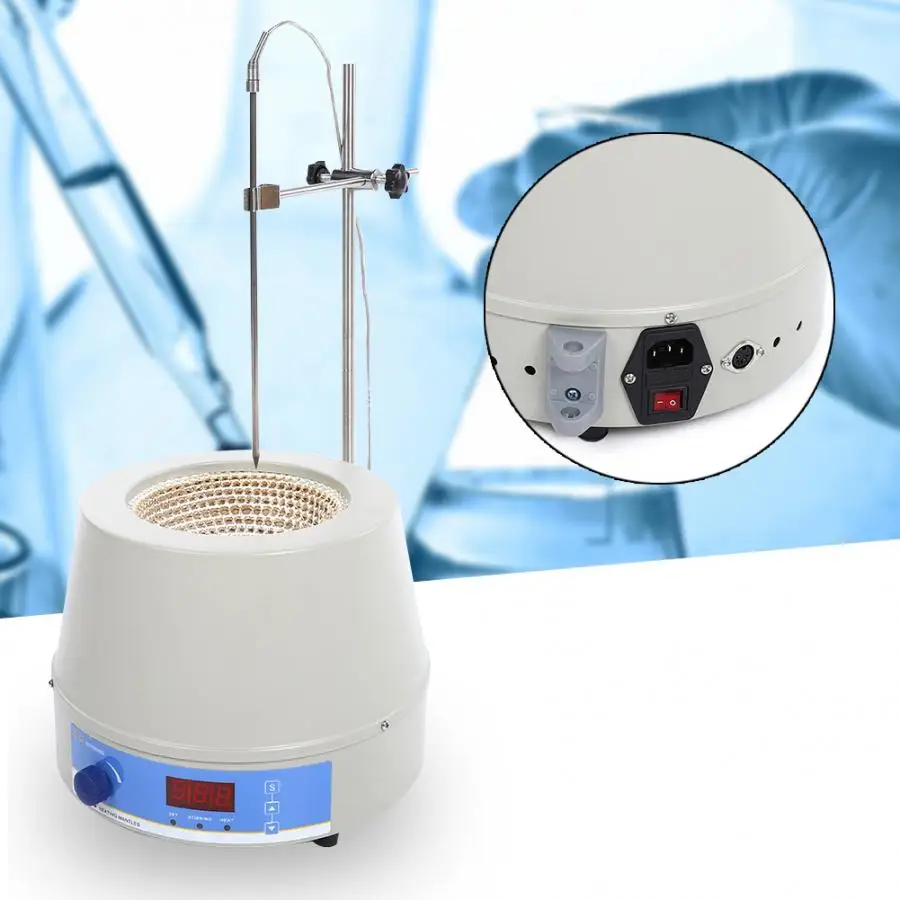 

HMSC1000ml Electric Magnetic Stirrer Heating Mantle Digital Mantle Magnetic Heating Mantle Kits Temperature Control Stirrerr
