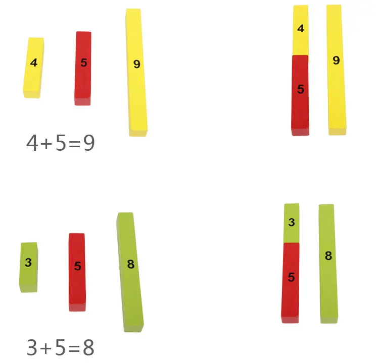 Деревянный Монтессори Математика игрушки сложение и вычитание математика развивающие обучающие игрушки для детей подарок на день