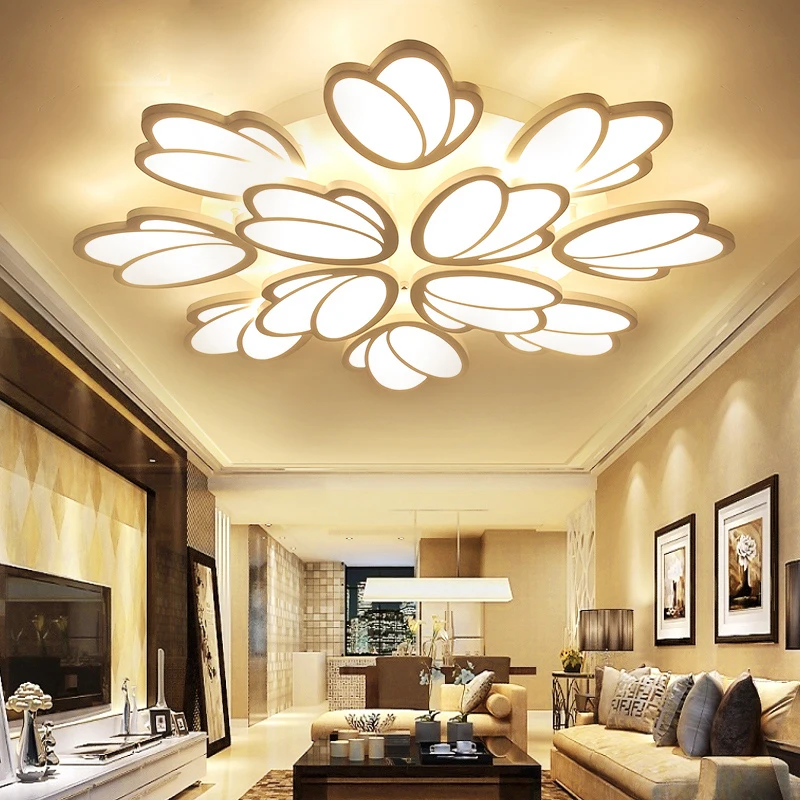 

Tulip Chandeliers LED lamp lustre Modern LED Chandelier Lighting Fixtures Dining Room Living Room lamparas colgantes