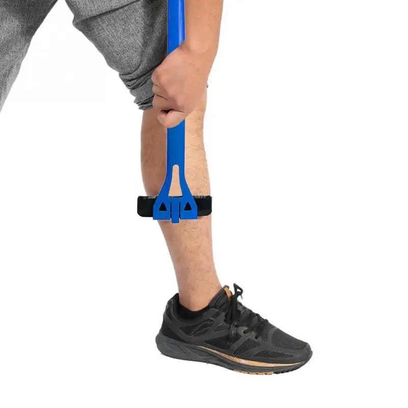 

Men Manual Long Handle Back Hair removal painless Shaver Blade Trimmer Body Leg Hair Razor PE bag