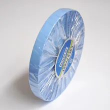 1/2 дюйма(1,27 см)* 36 ярдов волос Системы лента Синтетические волосы на кружеве Поддержка синий двусторонний скотч для ленточное наращивание волос/парик