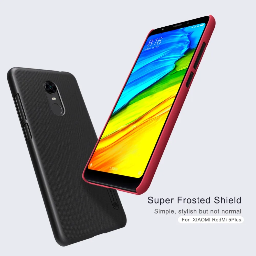 10 шт Nillkin супер матовый защитный чехол для xiaomi redmi note 5 индийская версия жесткая