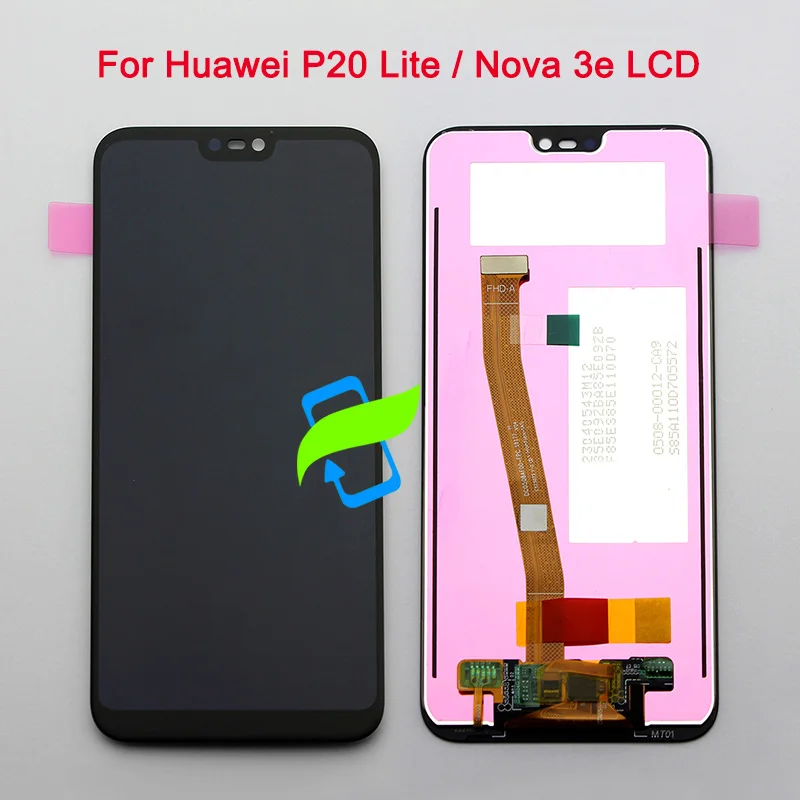 

5.84" 2280*1080 Original Display For Huawei P20 Lite LCD Touch Screen with Frame For HUAWEI P20 Lite Nova 3e ANE-LX1 ANE-LX3 LCD