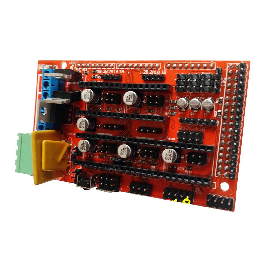 Red ccl ramps 1 4 3d printer control panel reprap mendelprusa in 3d