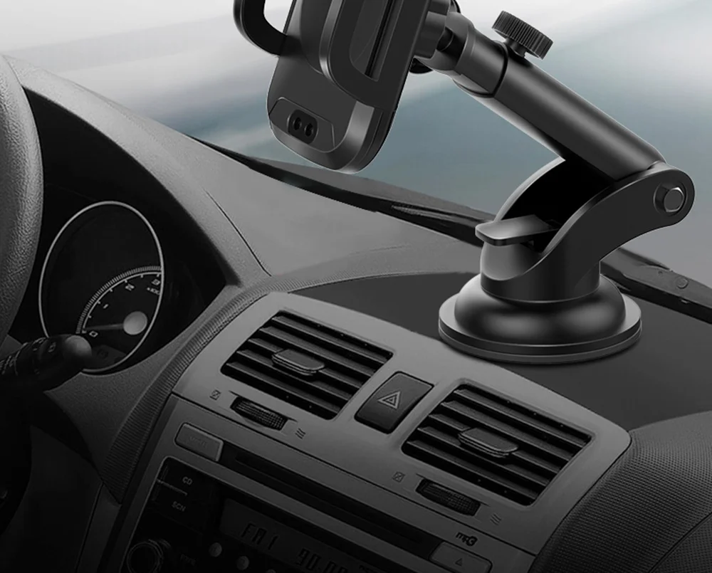 TOMKAS Holder For Phone in Car Qi Wireless Charger For iPhone X 8 Plus Mobile Phone Support Car Phone Holder For Samsung S9 S8
