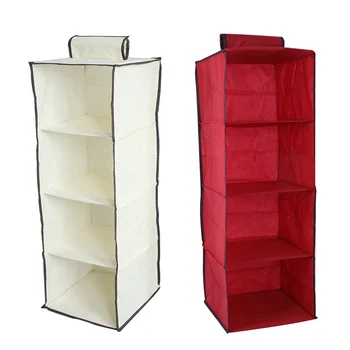 

Wardrobe Hanging Storage Bag Interlayer Drawer Type Clothes Hangers Holder Portable Organizer Hanging Closet Organizer