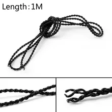 Areyourshop 4 ядра 7*0,2 мм серебряная фольга Hifi провод обновленный кабель для наушников 1 м/5 м/10 м долговременная горячая Распродажа проводов